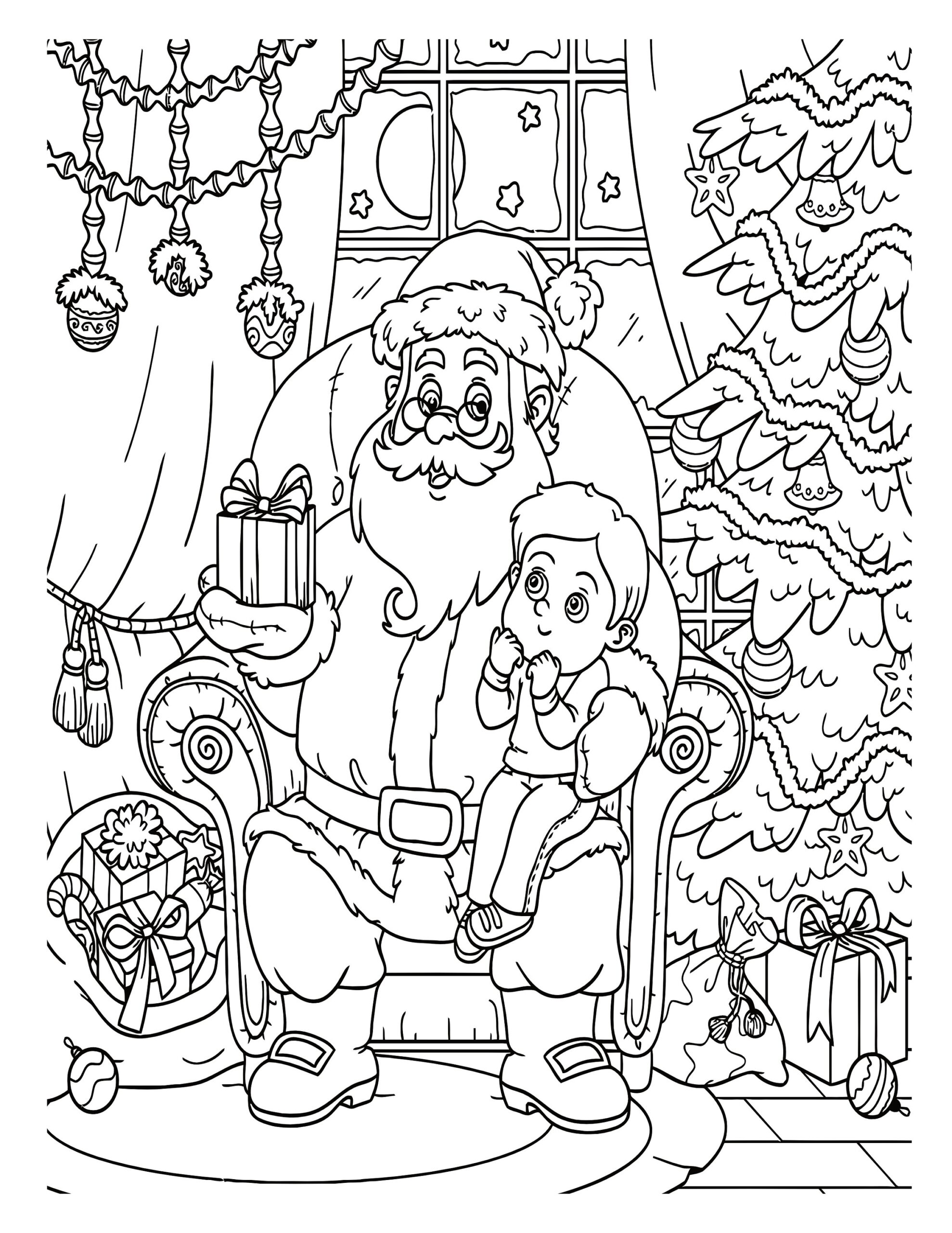 Printable Christmas Coloring Pages For Kids 60 Xmas Coloring Pages For 