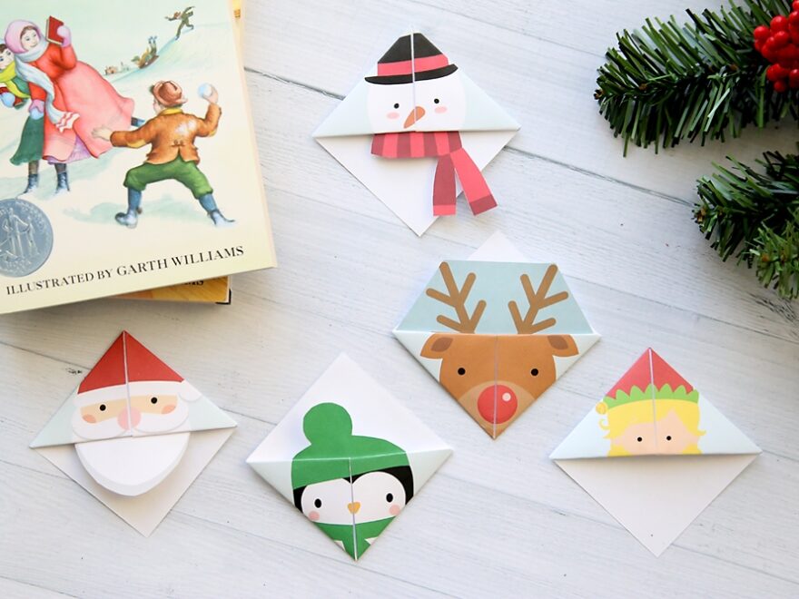 Printable Christmas Origami Bookmarks It 39 s Always Autumn