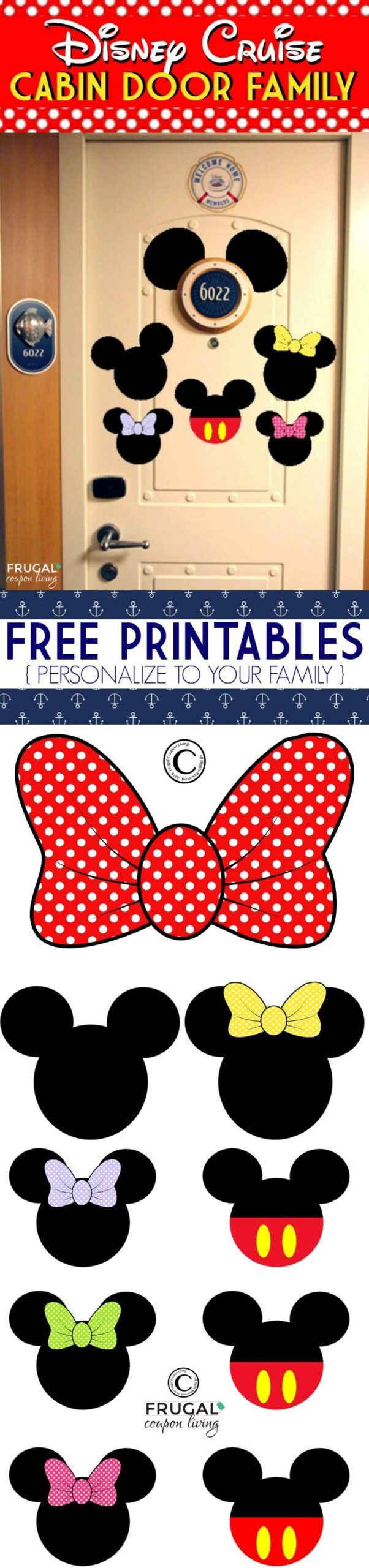 Printable Disney Cruise Door Decorations Educational Printable Activities