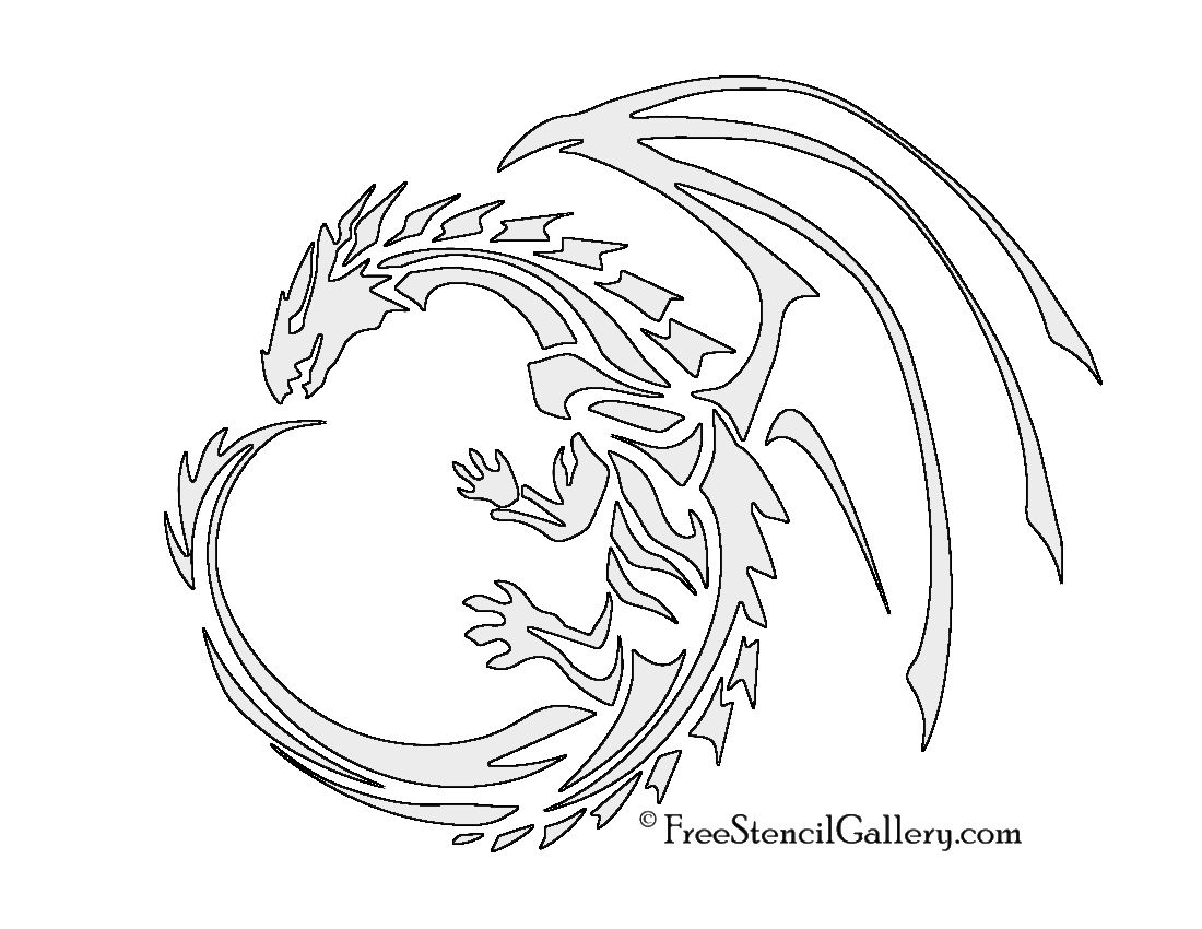Printable Dragon Pumpkin Carving Patterns