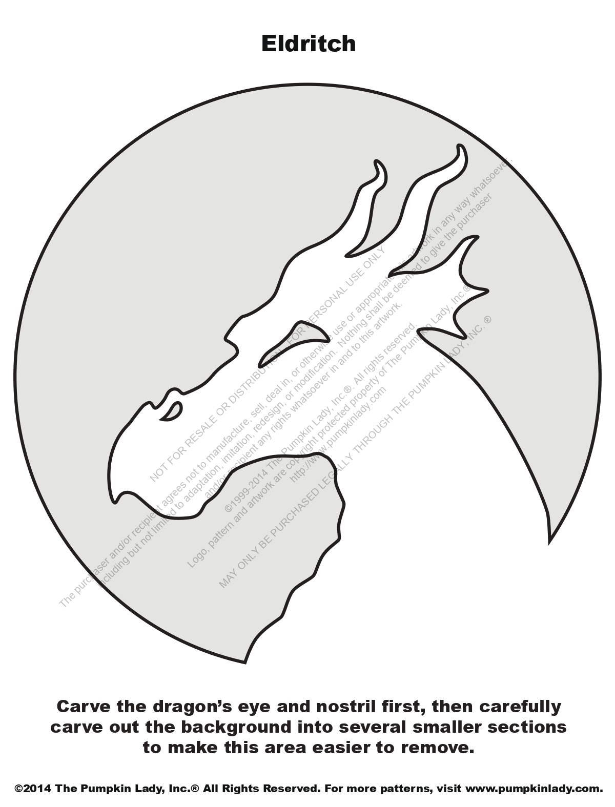 Free Printable Dragon Pumpkin Carving Patterns