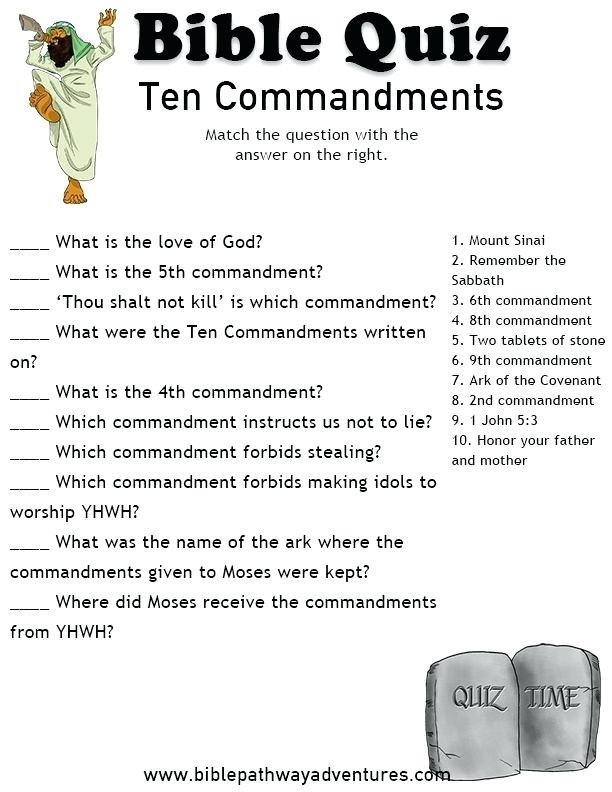 Printable Kjv Bible Trivia Questions Answers Trivia Questions And Answer