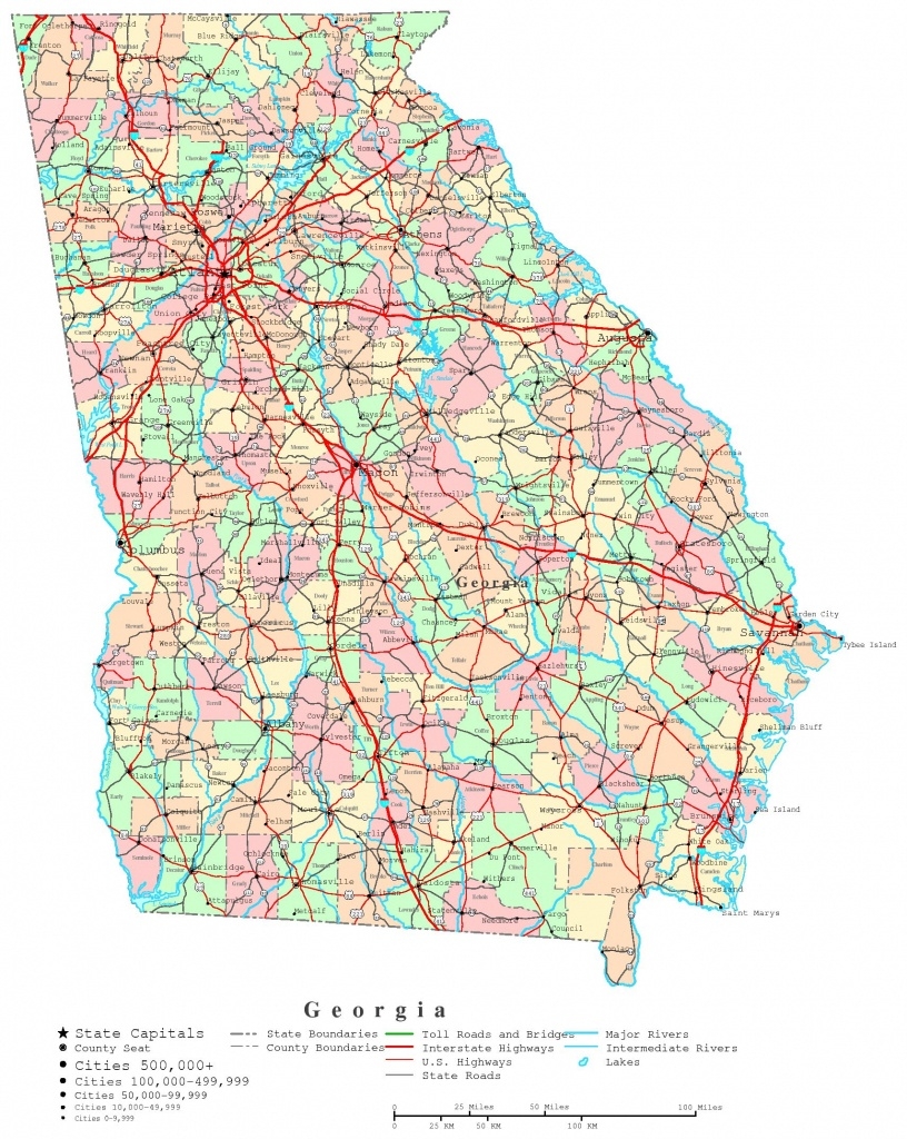 Printable Map Of Macon Ga Free Printable Maps