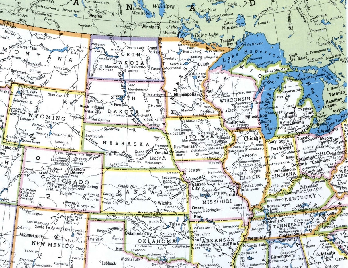 Printable Map Of Midwest United States Printable Us M Vrogue co