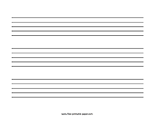 Free Printable Staff Paper Large