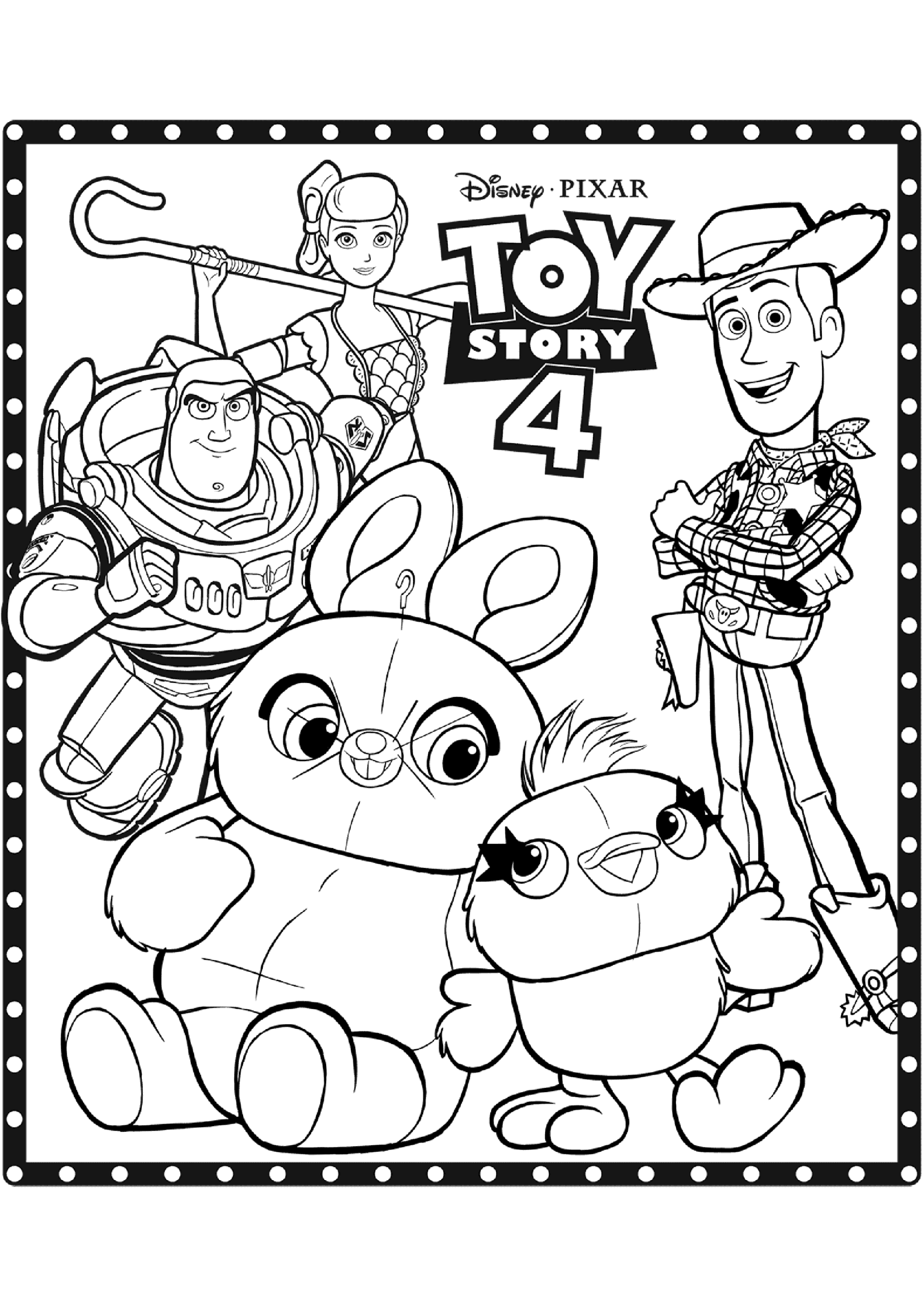 Printable Toy Story Coloring Pages