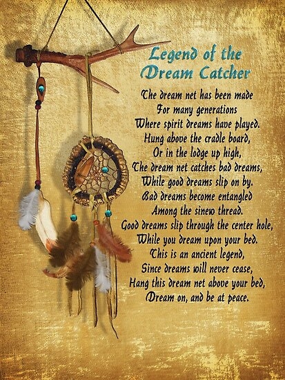  quot Legend Of The Dream catcher Poster quot Poster By Irisangel Redbubble