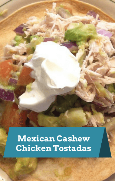 Rachael Ray Mexican Cashew Chicken Tostadas Recipe