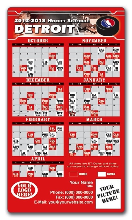 Red Wings Printable Schedule