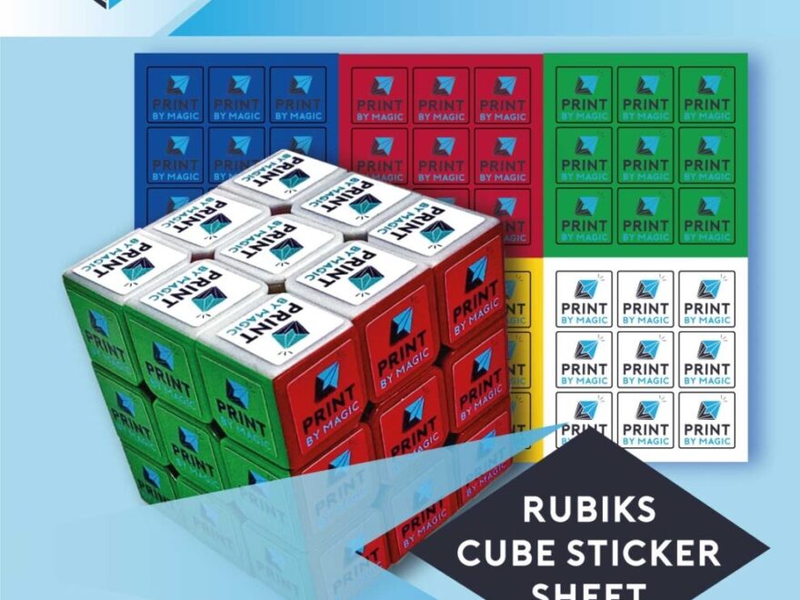 Rubik 39 s Cube Stickers Custom Printed Stickers PrintbyMagic