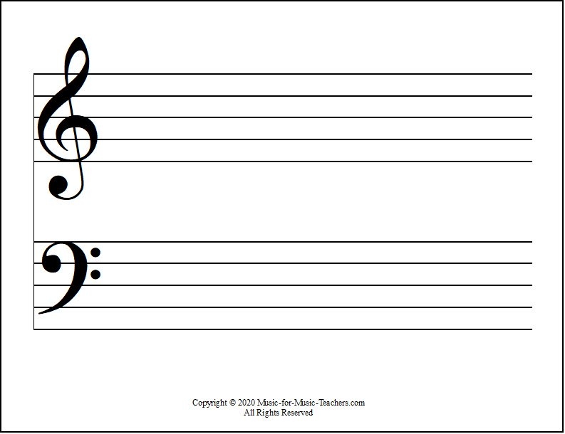 Staff Paper PDFsFree Music Staff Paper Blank Staff Paper Large Free