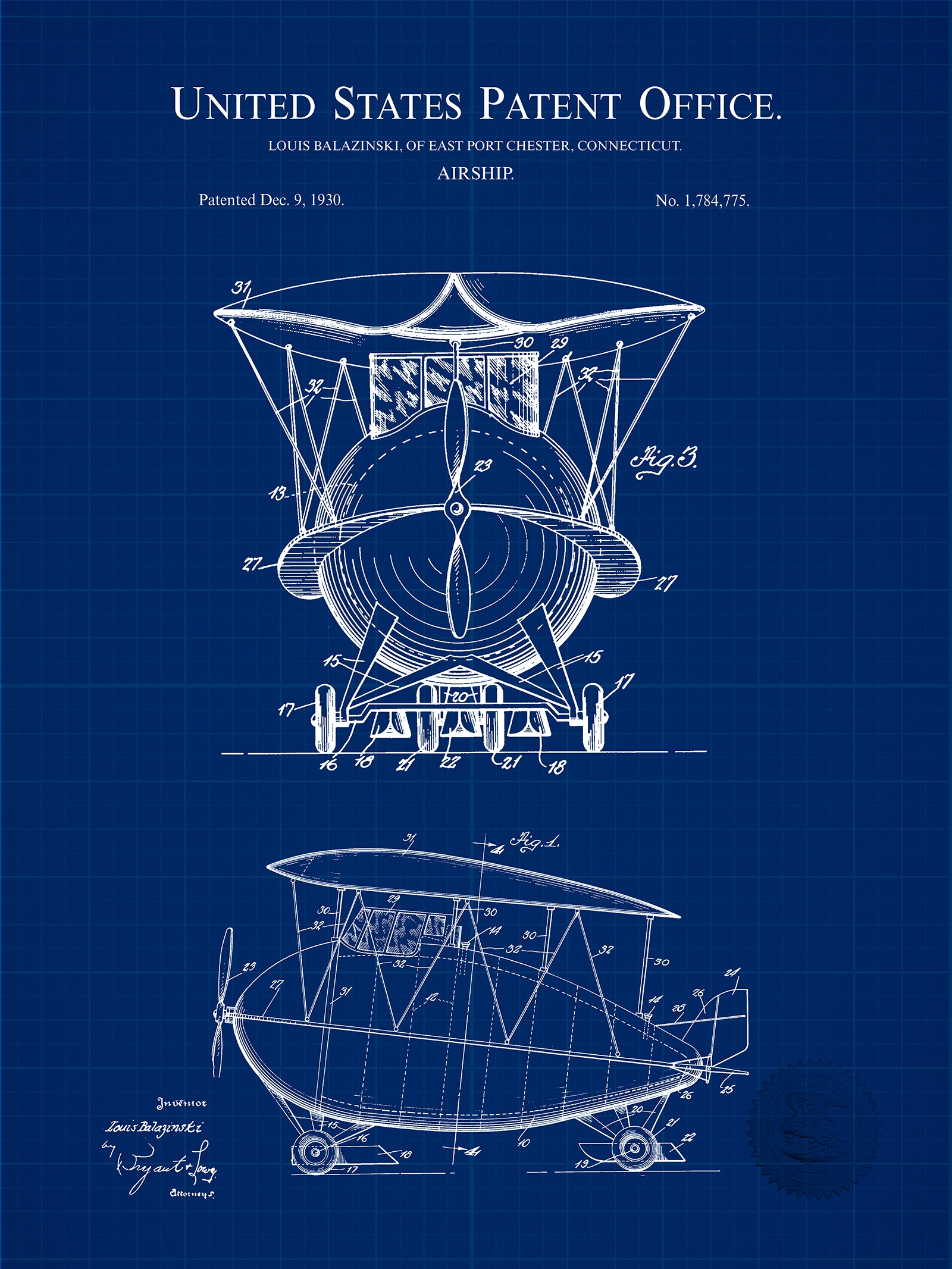 Steampunk Airship Blueprints