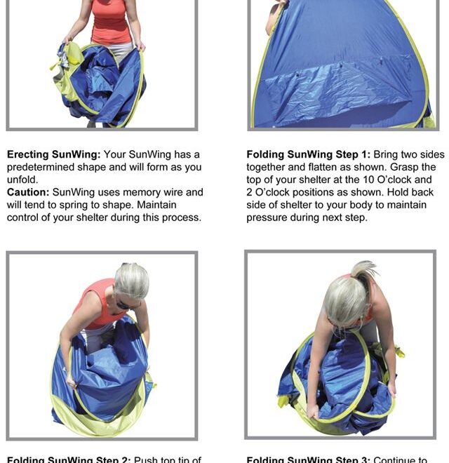 Sun Wing Pop Up Beach Shelter BeachKit