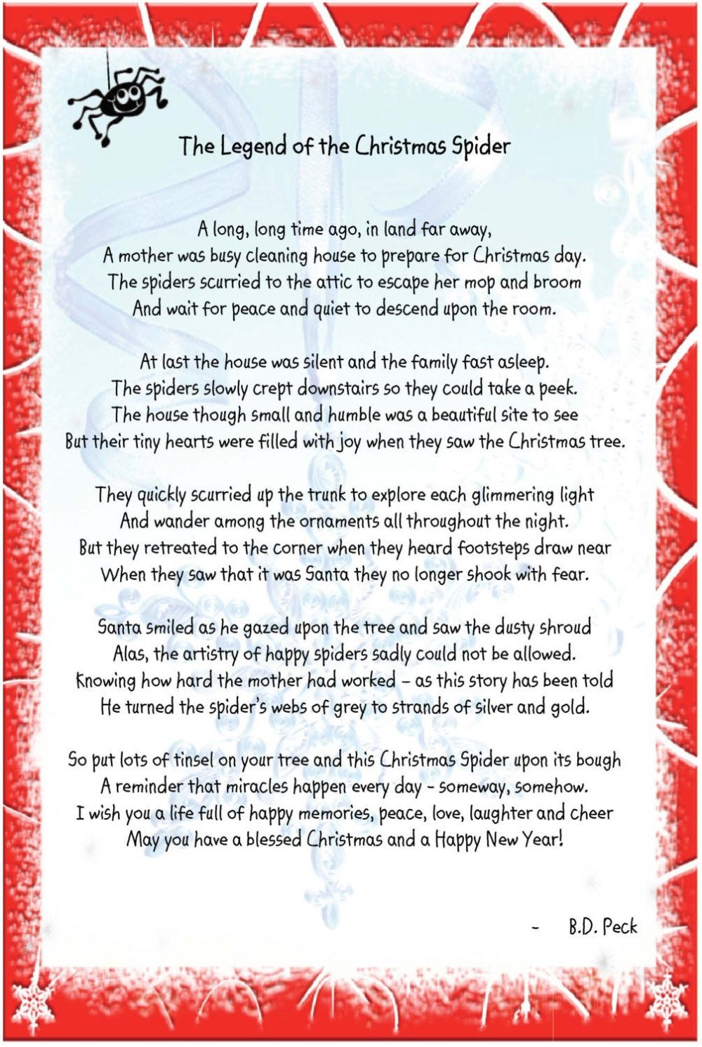 Free Printable Legend Of The Snowman