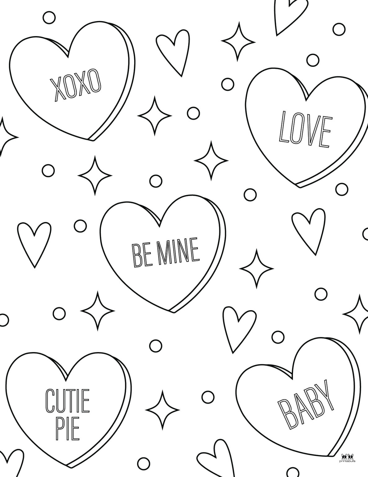 Valentines Day Printable Coloring Pages