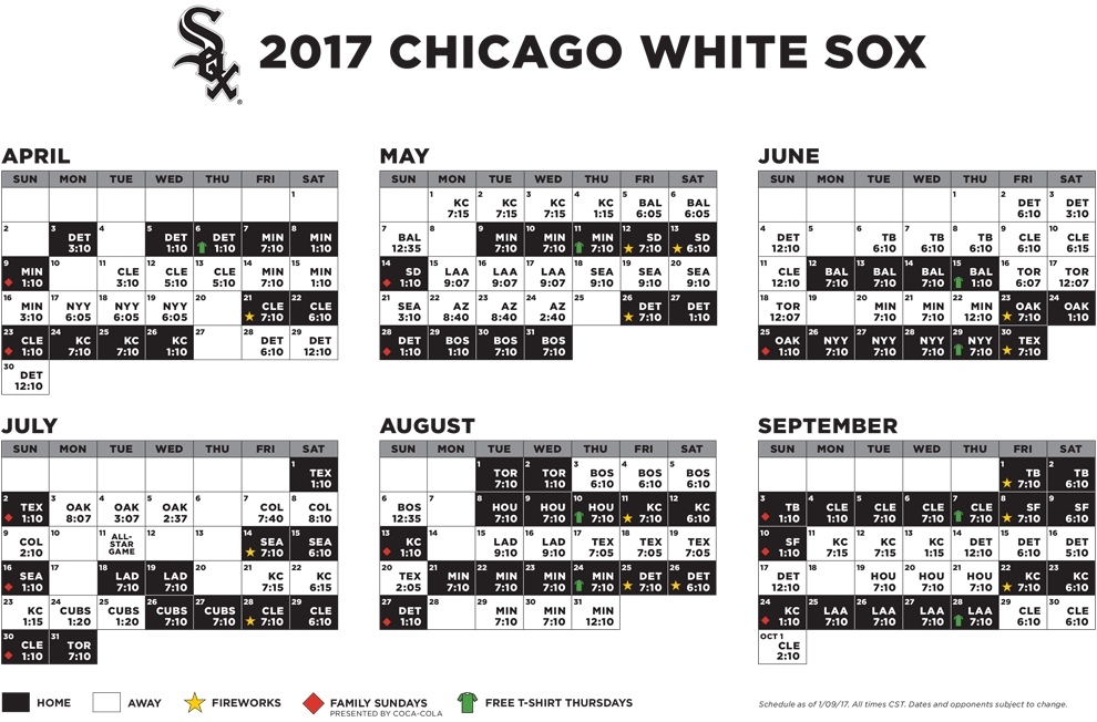 White Sox 2025 Schedule Printable Drusy Kristin