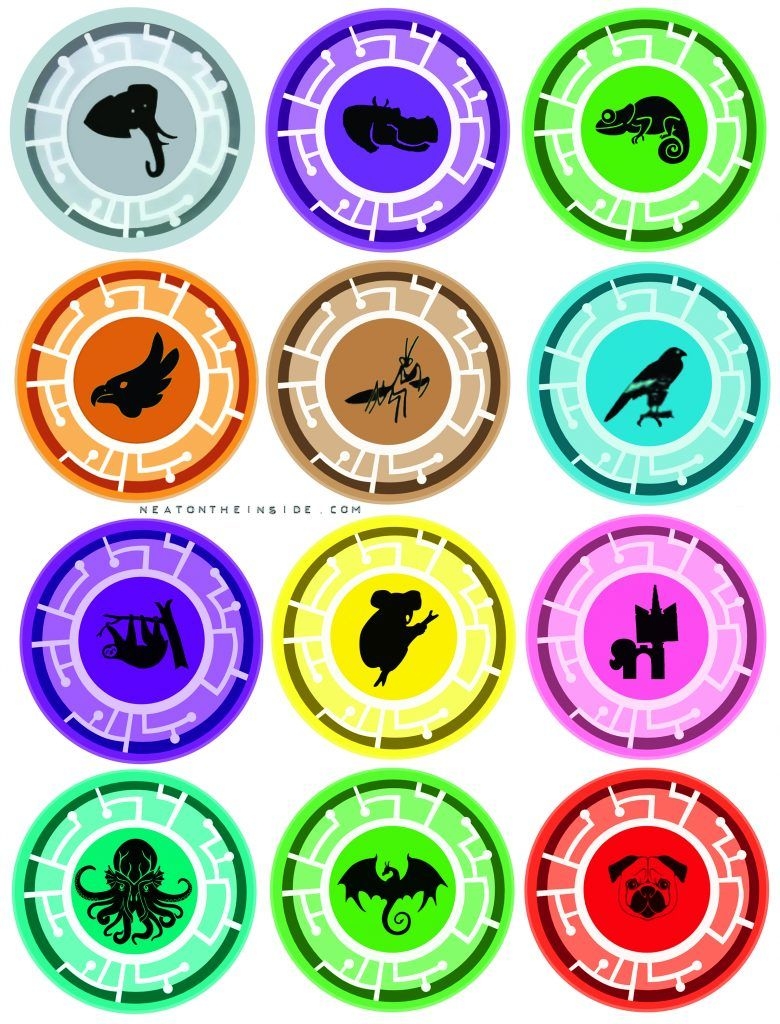 Wild Kratts Creature Power Discs Printable