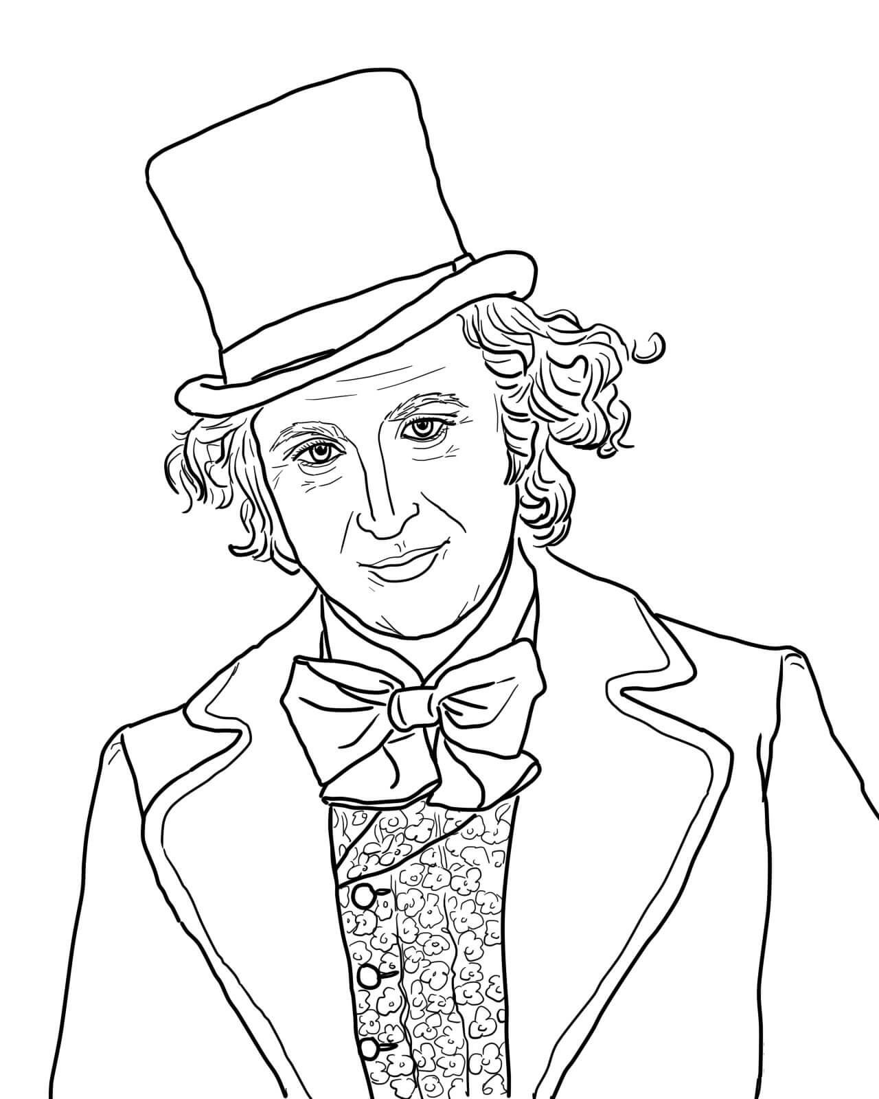 Willy Wonka And The Chocolate Factory Coloring Pages At GetDrawings 