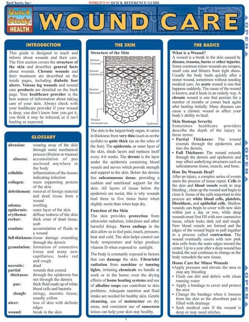 Wound Care Wound Care Caregiver And Worksheets