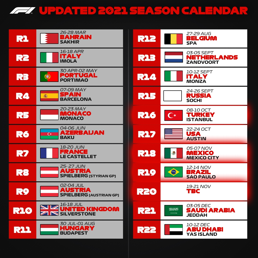 Formula 1 2025 Calender Calendars 2025
