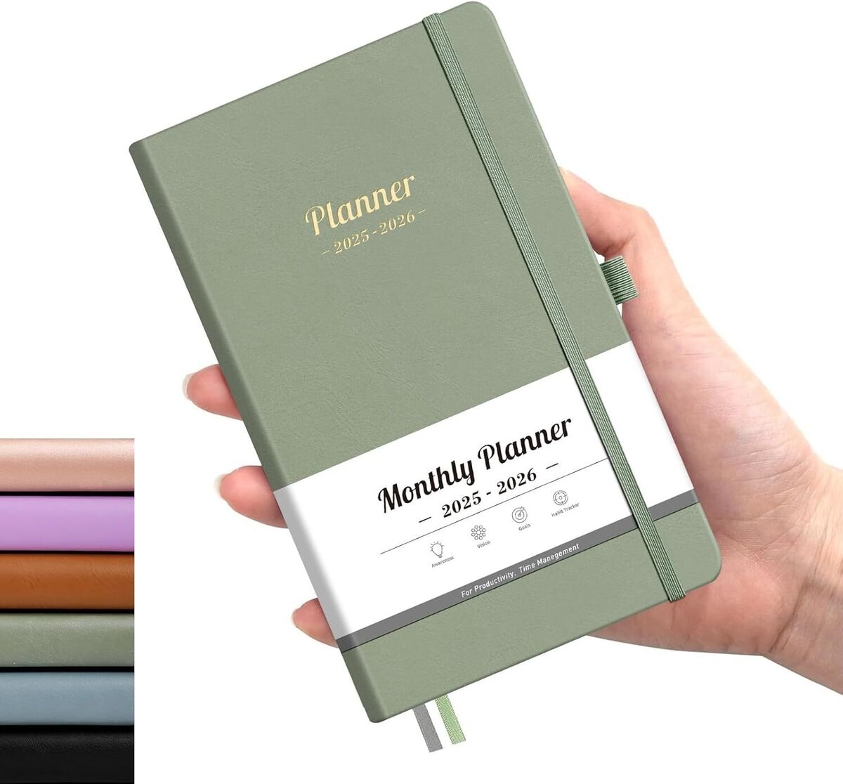 Pocket Calendar 2025 2026 For Purse Monthly Planner 2025 2026 Sage Green EBay