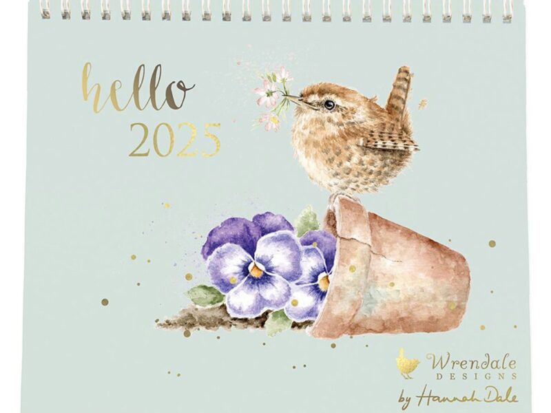 Wrendale 2025 Desk Calendar British Isles