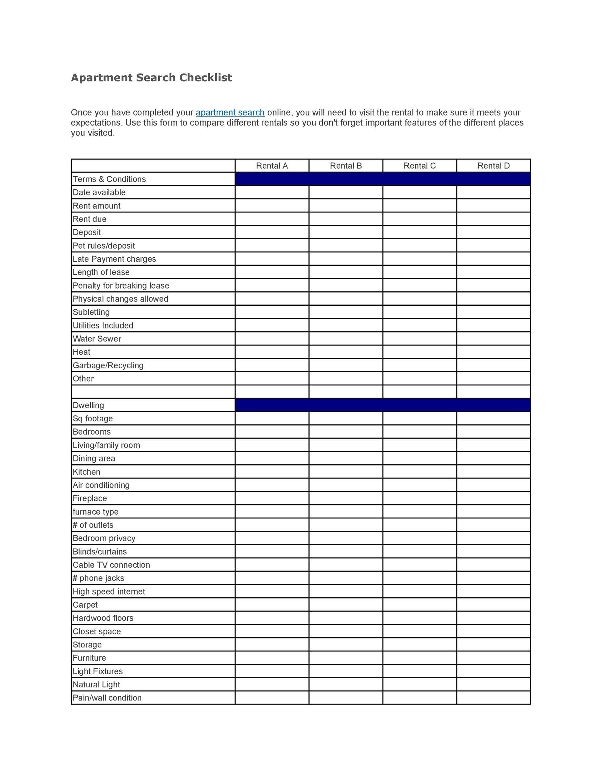 Free Printable Apartment Moving Binder