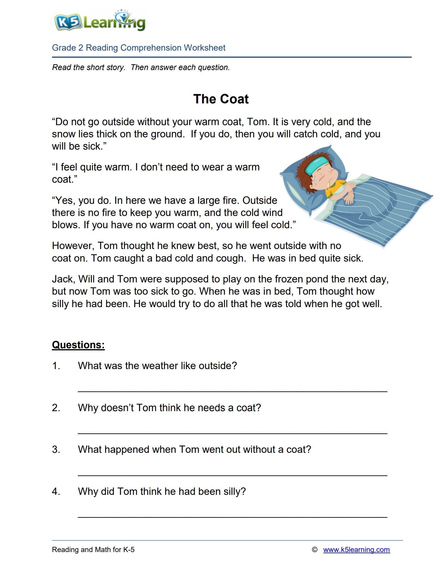 Animal Reading Comprehension 2Nd Grade Printables