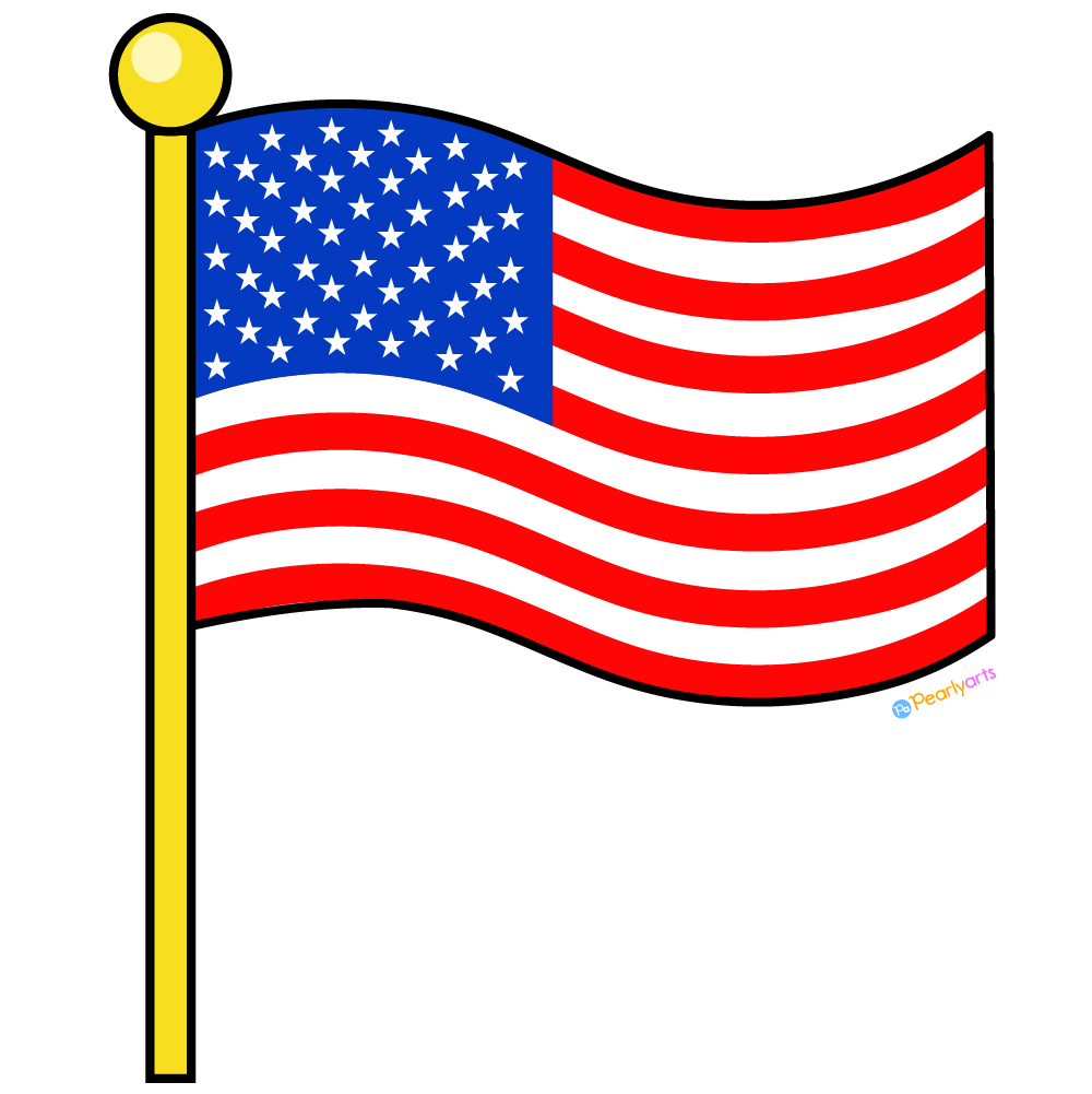Printable American Flag Clip Art Free Printable Download