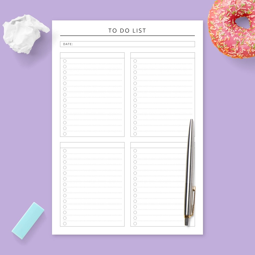 Daily To Do List Printable