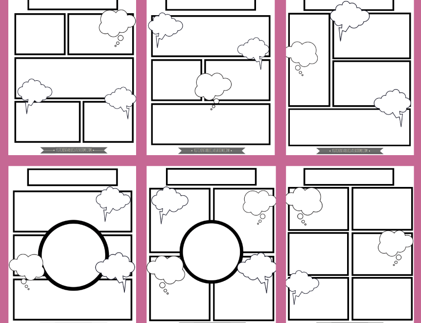 100 Free Comic Strip Templates For Your Visual Stories