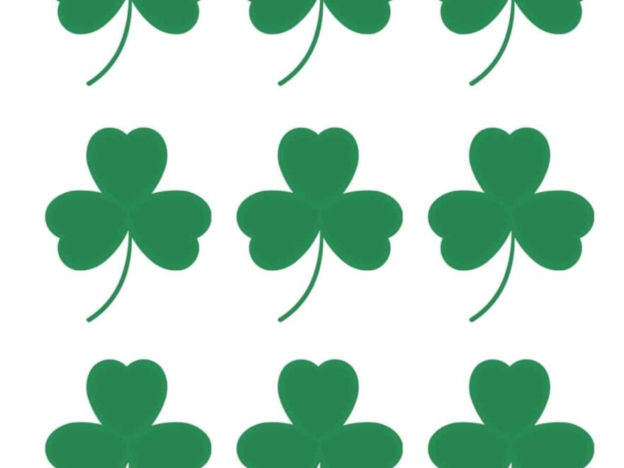 12 Free Printable Shamrock And Four Leaf Clover Templates