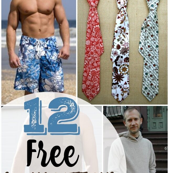 12 Free Sewing Patterns For Men