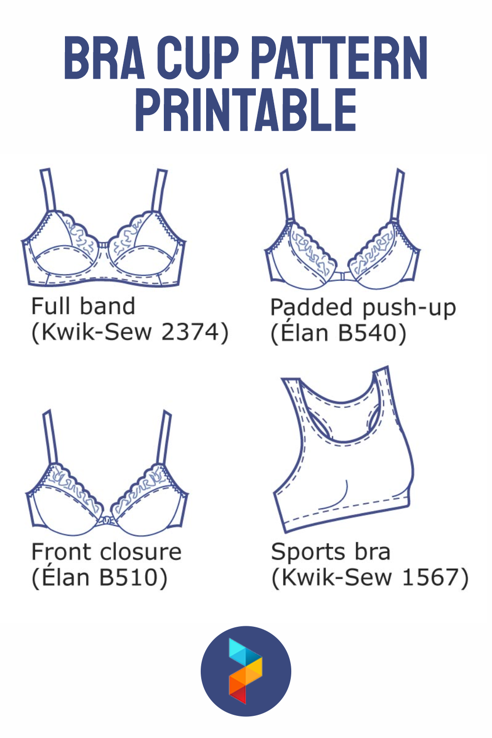 13 Best Bra Cup Pattern Printable Artofit