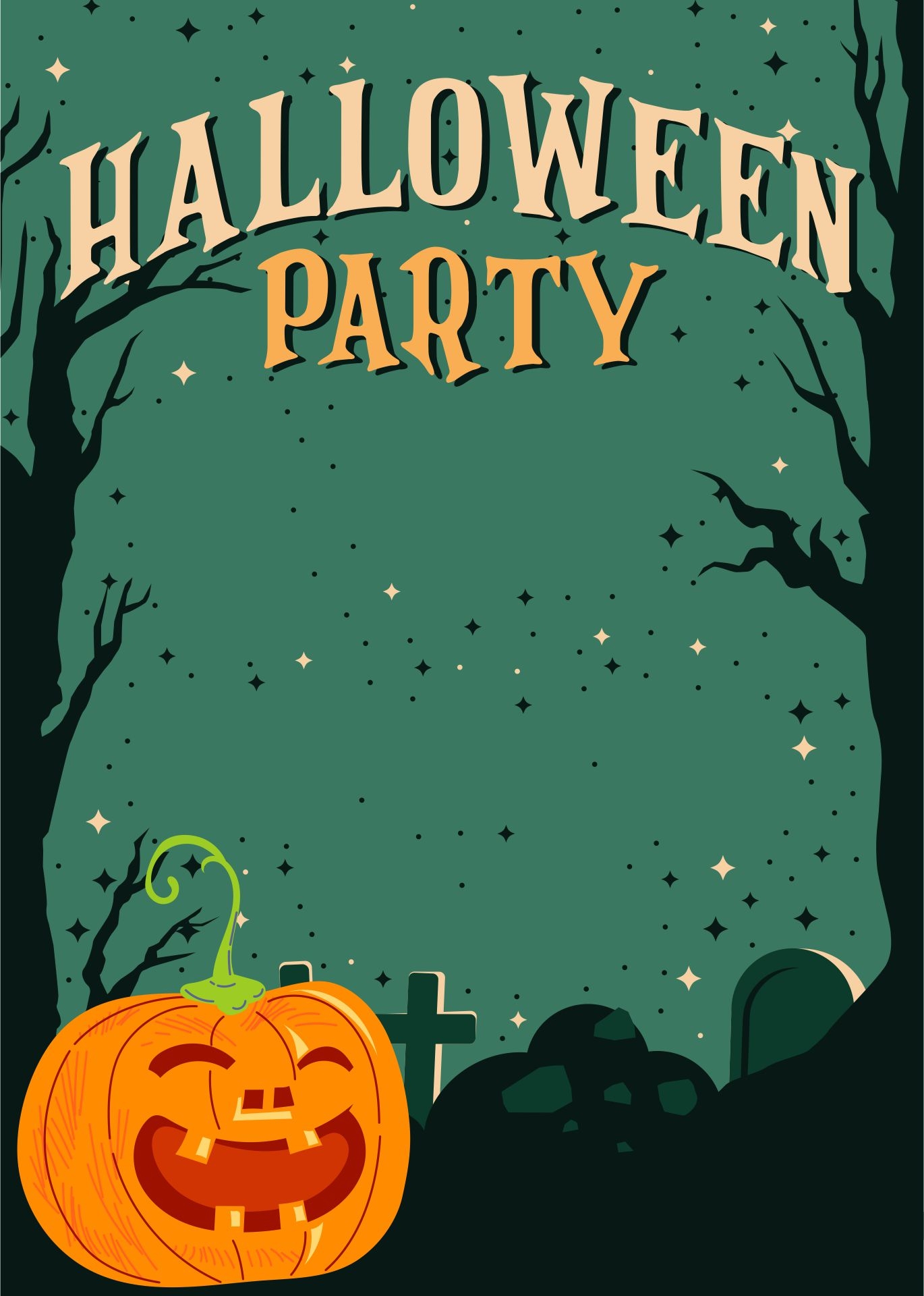 15 Best Free Printable Halloween Flyer Templates PDF For Free At Printablee