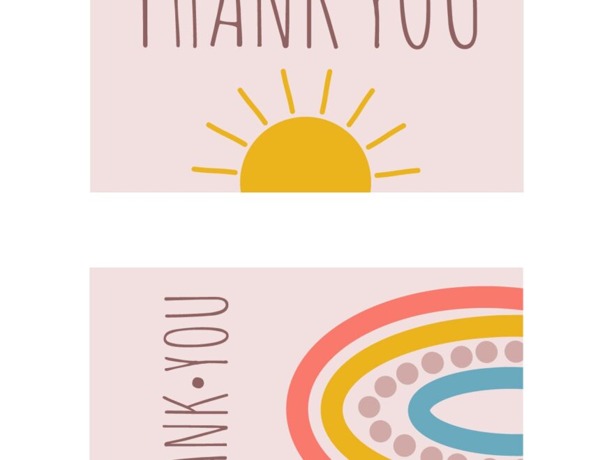150 Printable Thank You Cards FREE Printabulls