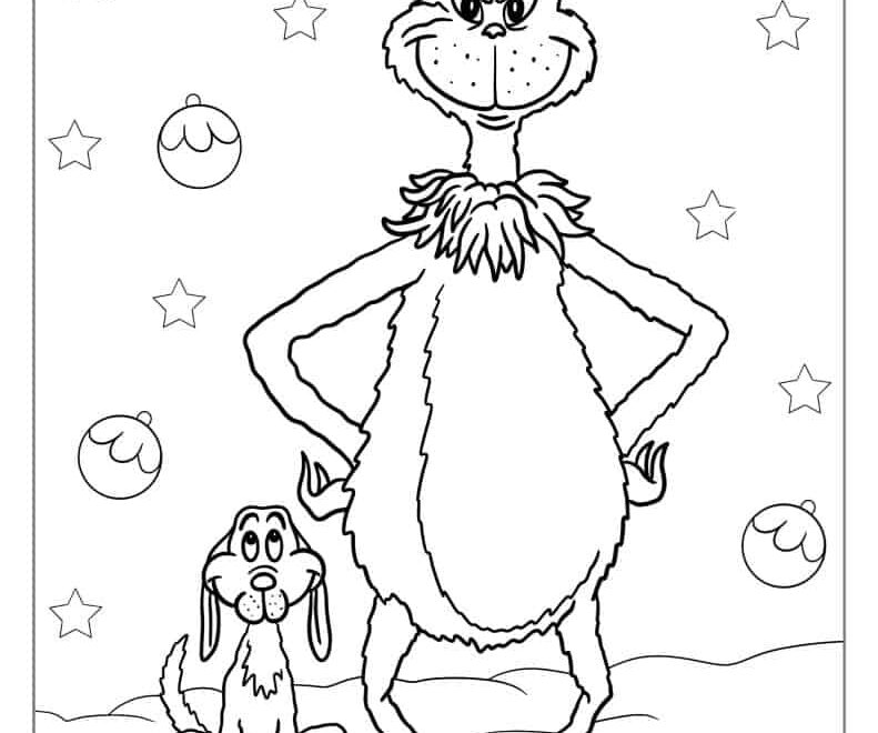 16 Max Grinch Coloring Page BryceKurtis