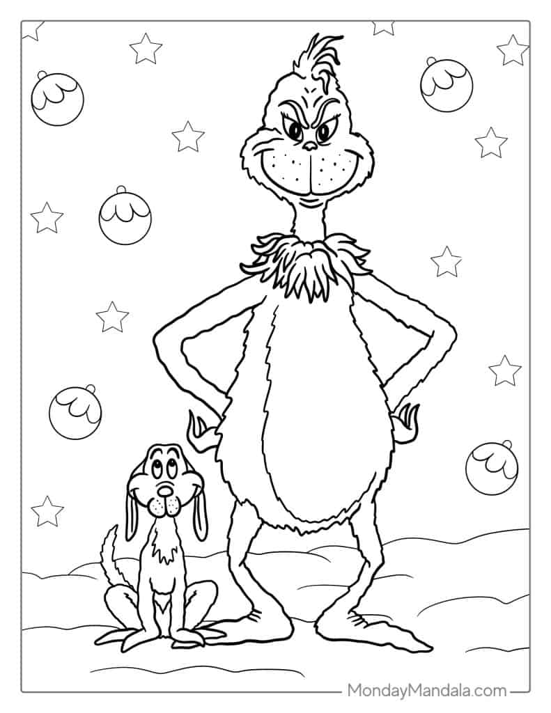 16 Max Grinch Coloring Page BryceKurtis