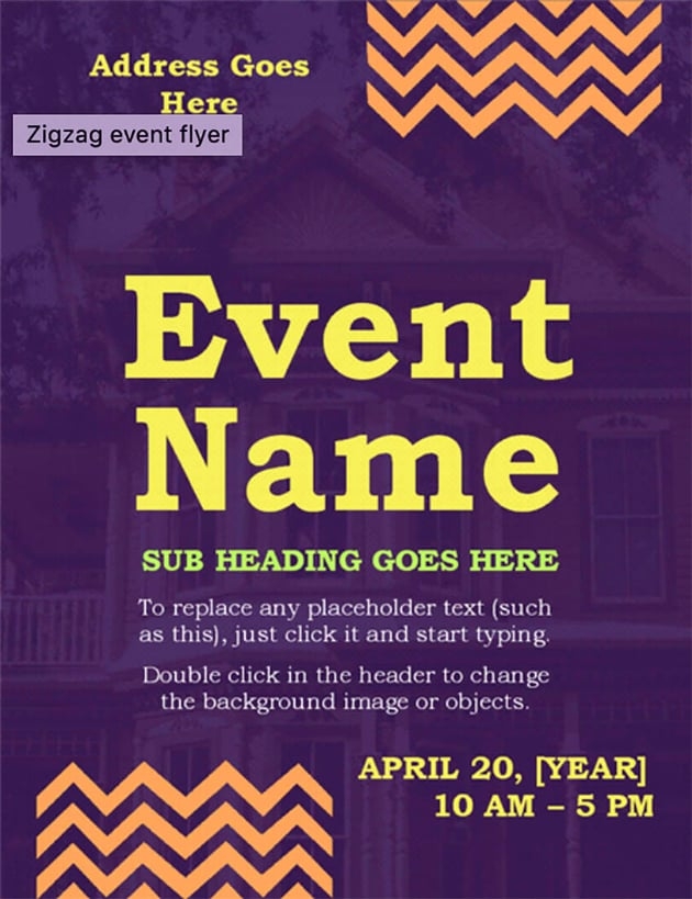 20 Best Free Microsoft Word Flyer Templates Printable Downloads For 