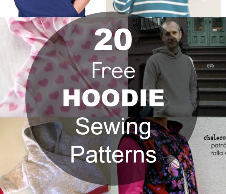 20 Hoodie Free Printable Sewing Patterns On The Cutting Floor