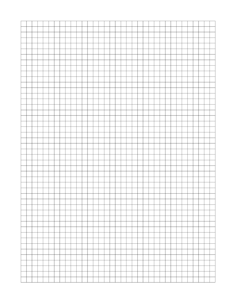 Free Printable Graph Paper Full Sheet