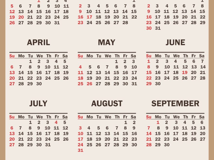 2025 Calendar At A Glance Printable Free Free Jorja Houston