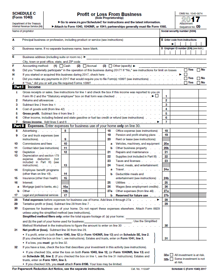 2025 Schedule C Form H Jessica Mellor