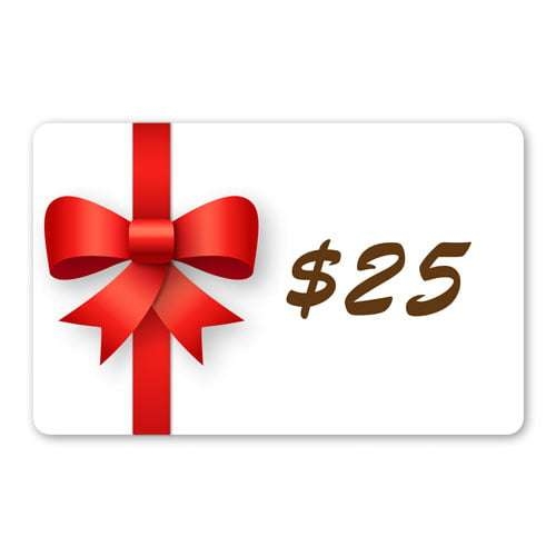 Printable $25 Gift Certificate