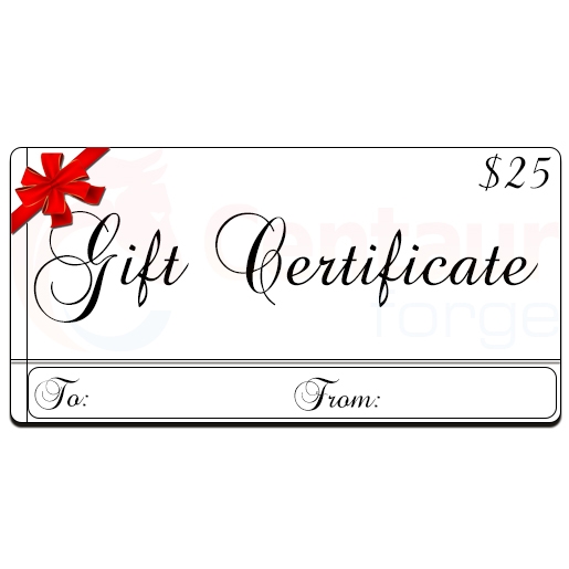  25 Gift Certificate