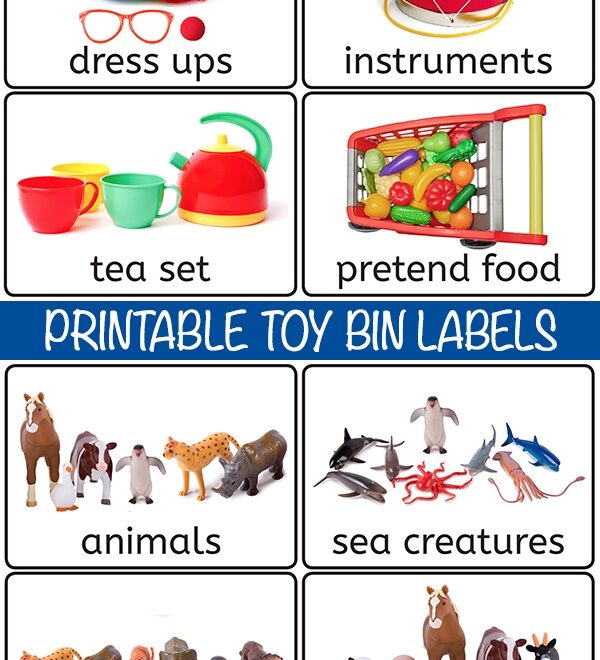 28 Free Printable Toy Bin Labels For Playroom Storage