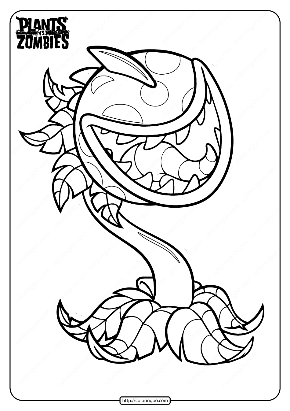 30 Free Printable Plants Vs Zombies Coloring Pages Plants Vs Zombies 