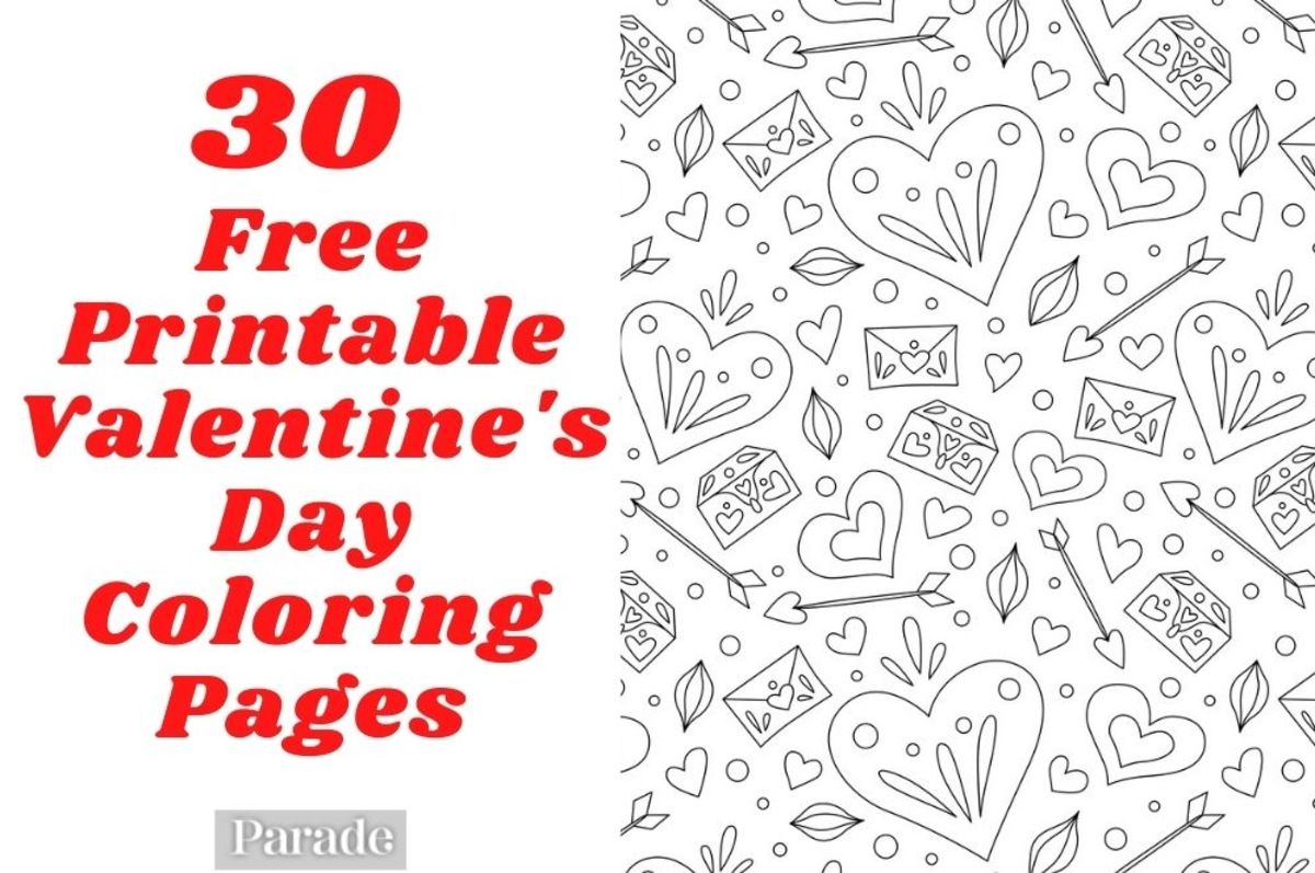 30 Valentine 39 s Day Coloring Pages Free Printable For Kids Adults Parade