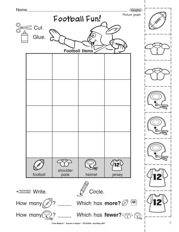 3Rd Grade Football Math Worksheet