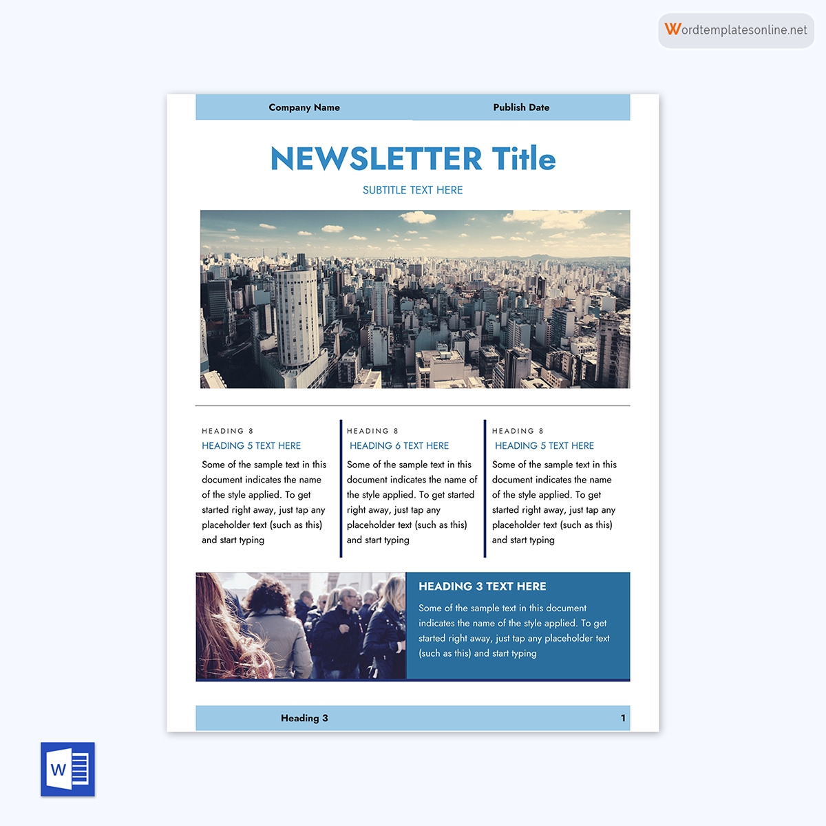 46 FREE Printable Newsletter Templates for Word PDF 